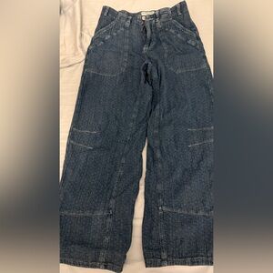 Free People Blue Boyfriend Jeans